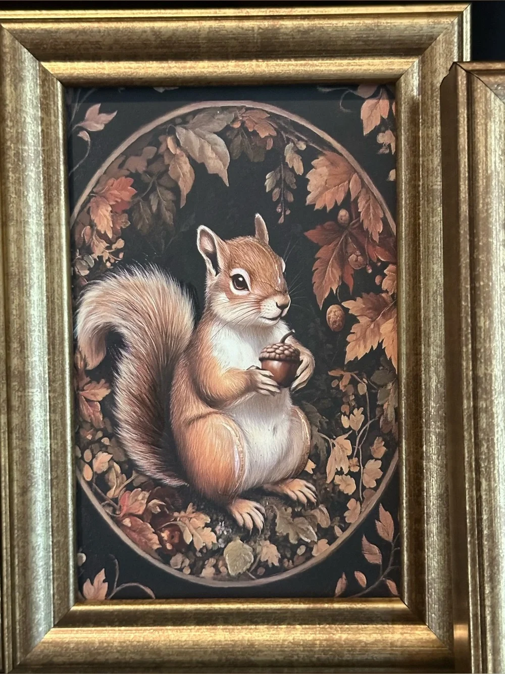 PICK ANY 2! Fall Leaves Flowers Owl Fox Deer Squirrel Wood Decor Frame Pictures